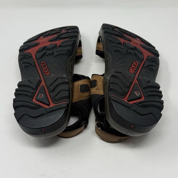 Ecco Yucatan Receptor Hiking Sandals Mens 12 - 12.5 EU 46 Brown Leather Comfort